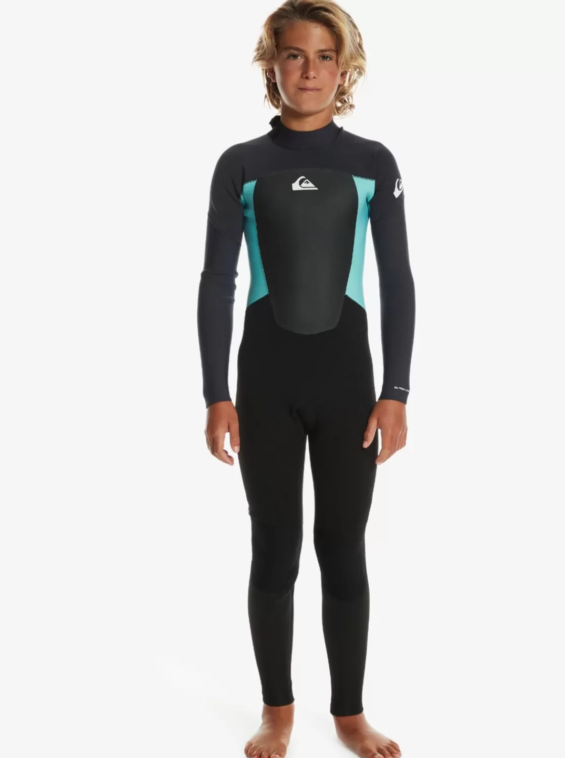 Quiksilver 4/3Mm Prologue - Back Zip Wetsuit For Boys-Nino Trajes De Surf