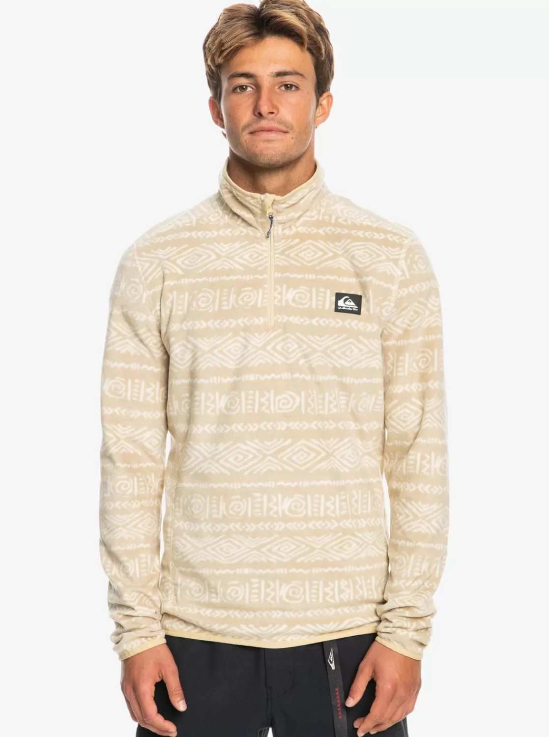 Quiksilver Aker - Polar Con Media Cremallera Para Hombre-Hombre Sudaderas & Jerseis