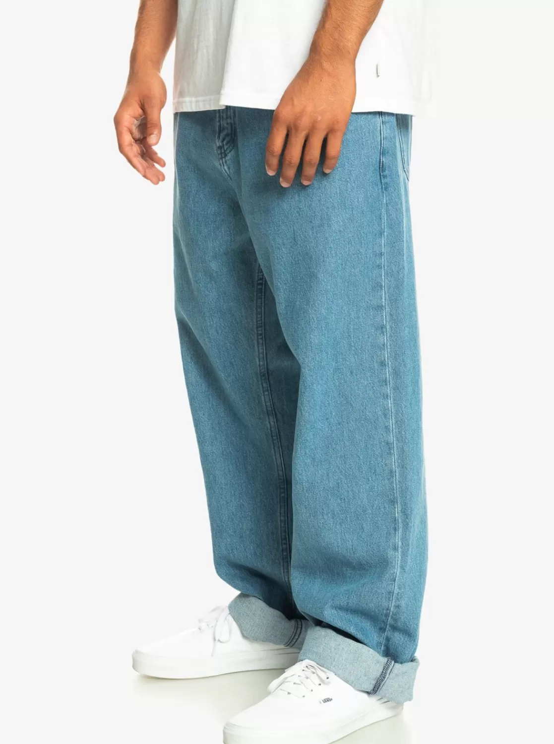 Quiksilver Baggy Nineties Wash - Vaquero Para Hombre-Hombre Pantalones