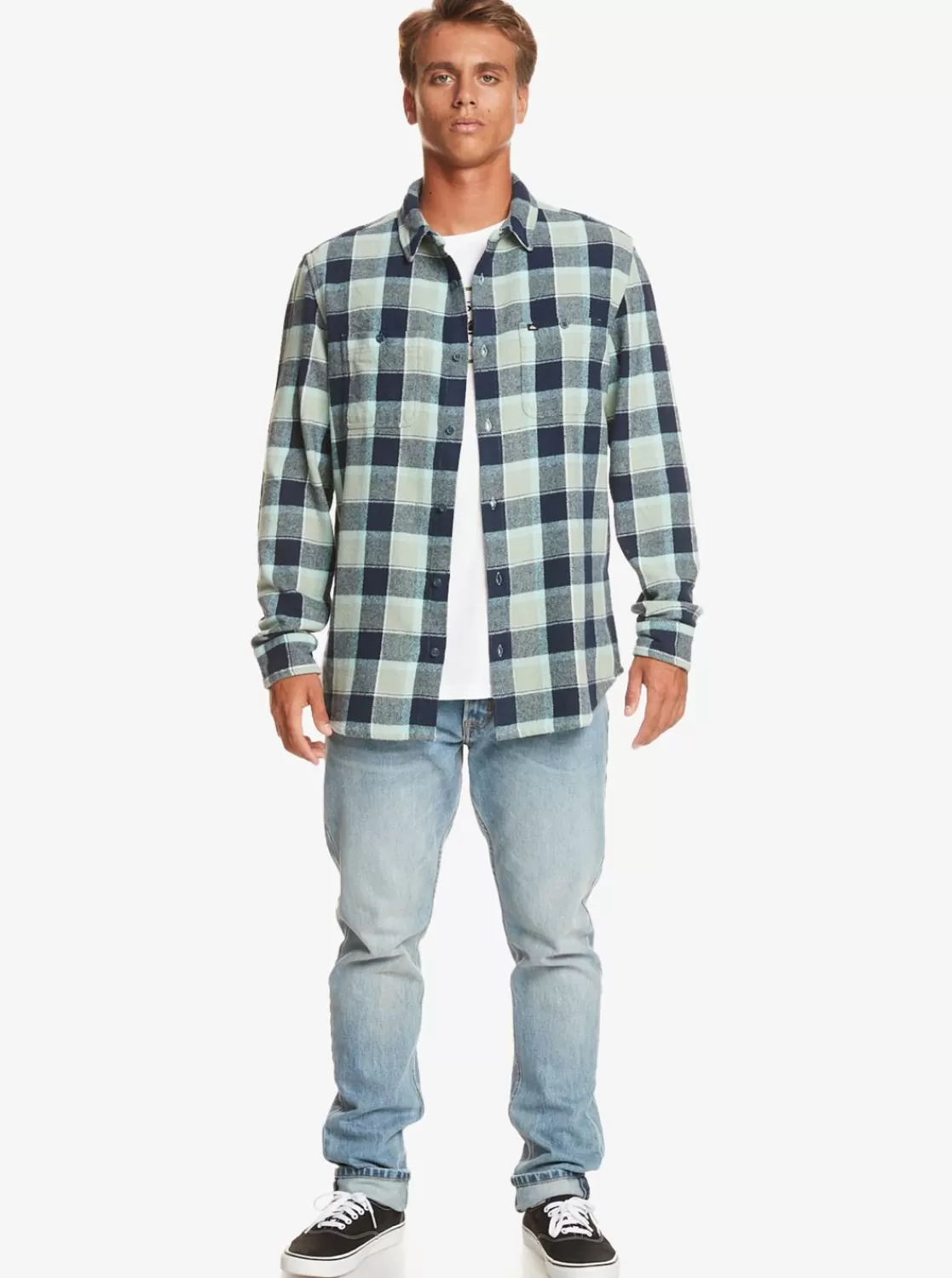 Quiksilver Balvraid - Camisa De Manga Larga Para Hombre-Hombre Camisas