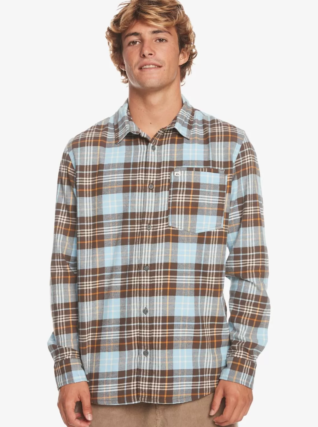 Quiksilver Banchor - Camisa De Manga Larga Para Hombre-Hombre Camisas