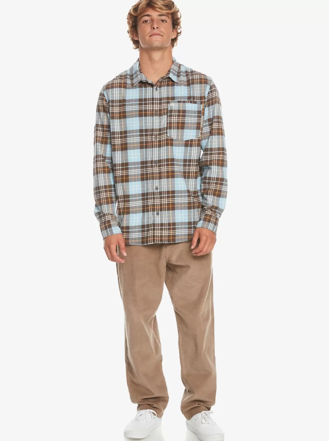 Quiksilver Banchor - Camisa De Manga Larga Para Hombre-Hombre Camisas