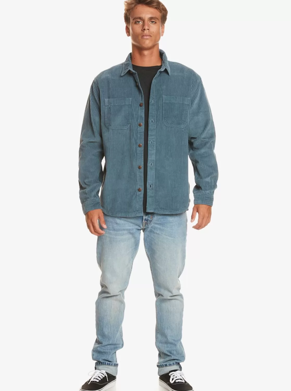 Quiksilver Bogroy - Camisa De Manga Larga Para Hombre-Hombre Camisas