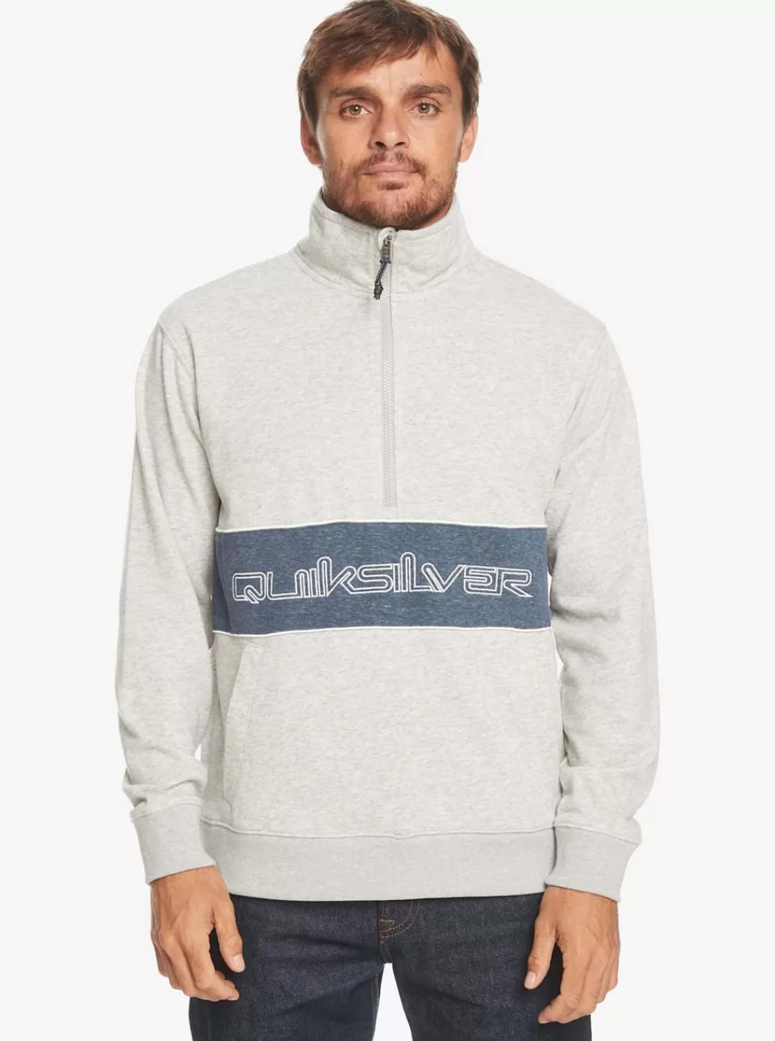 Quiksilver Bold Omni - Sudadera Tecnica Con Media Cremallera Para Hombre-Hombre Sudaderas & Jerseis