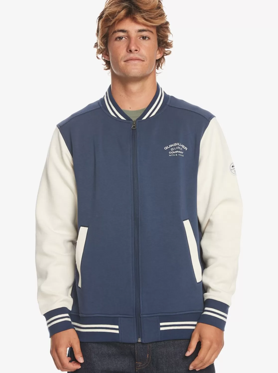 Quiksilver Bomber - Polar Con Cremallera Para Hombre-Hombre Sudaderas & Jerseis