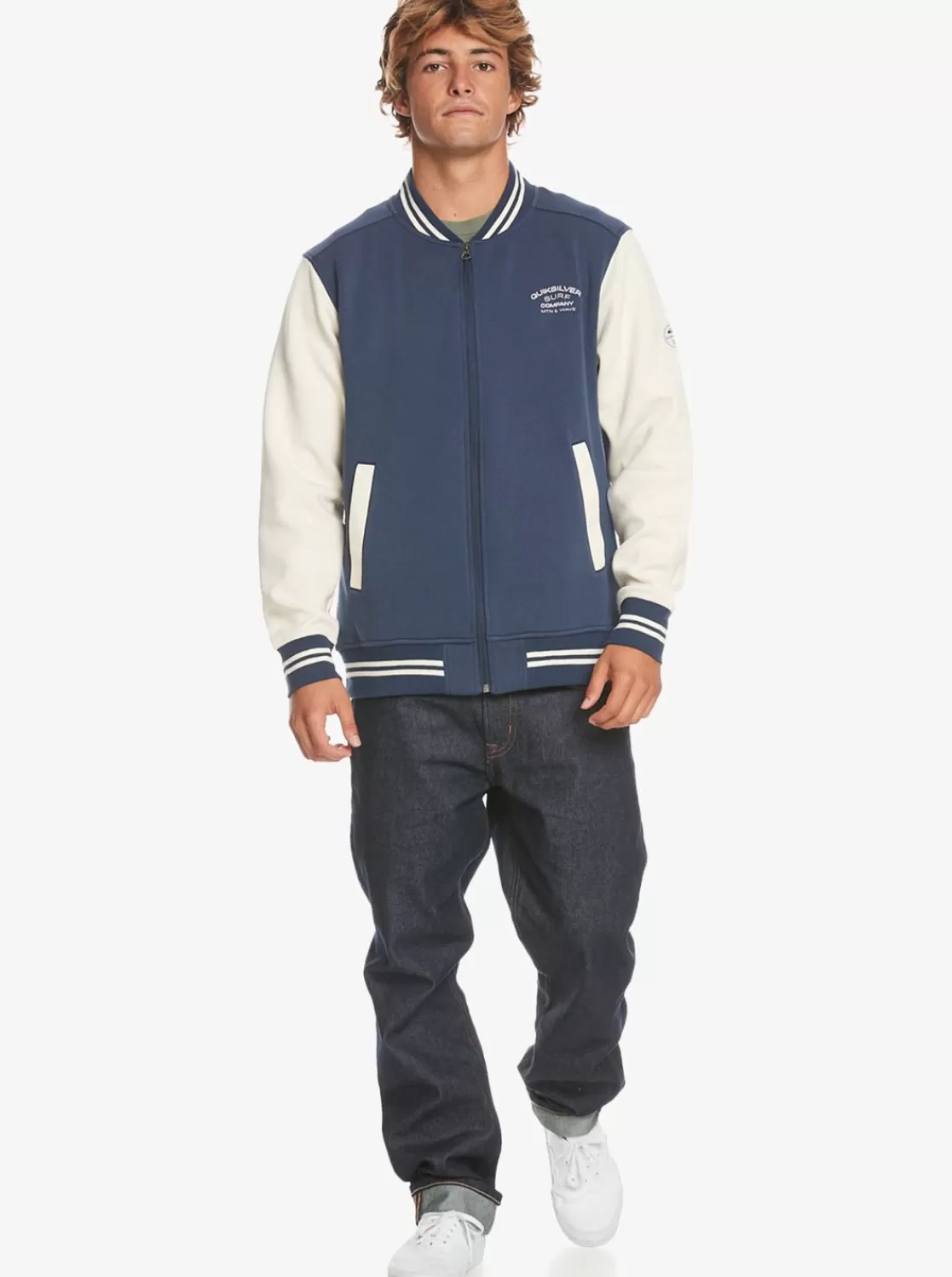 Quiksilver Bomber - Polar Con Cremallera Para Hombre-Hombre Sudaderas & Jerseis