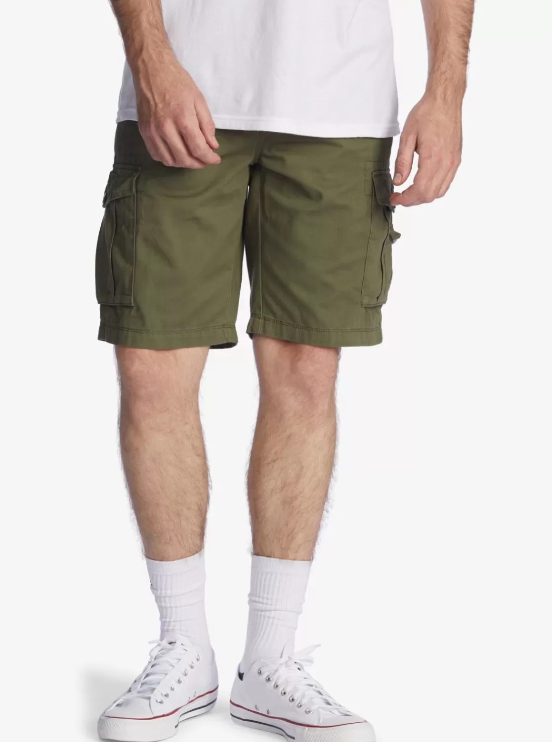 Quiksilver Crucial Battle 21" - Short Cargo Para Hombre-Hombre Pantalones Cortos