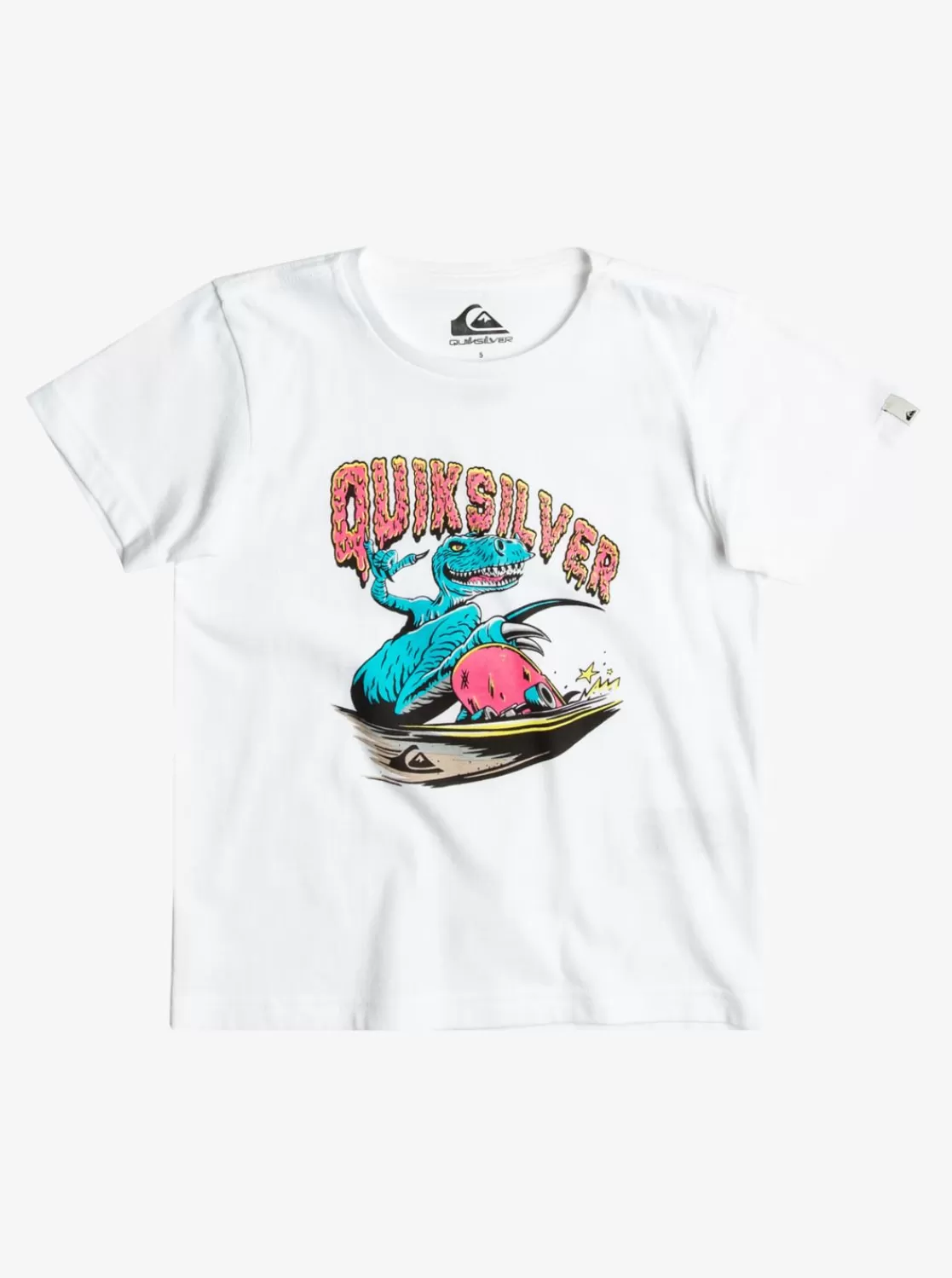 Quiksilver Dinos Ride - Camiseta Para Chicos 8-16-Nino Camisetas