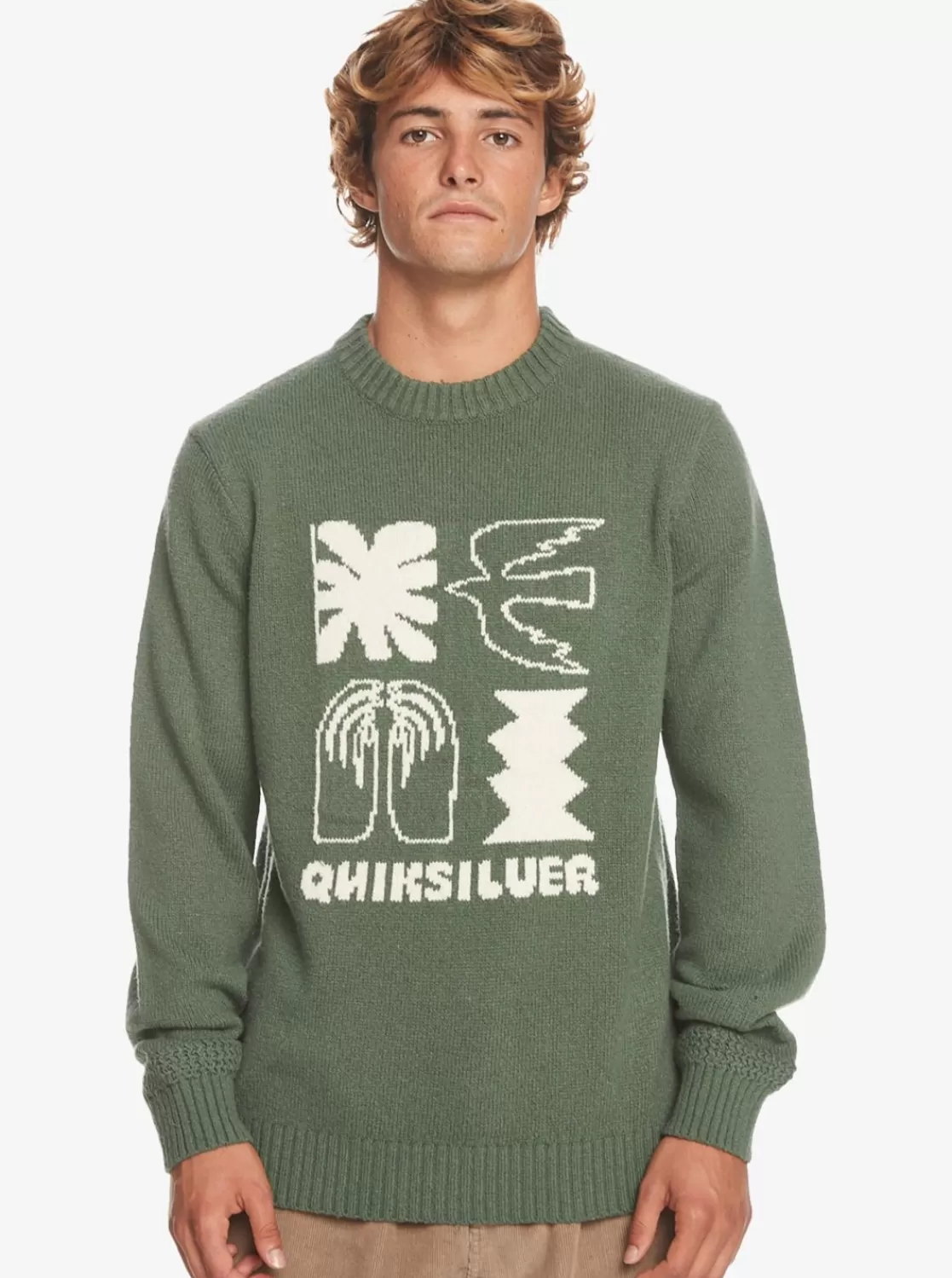 Quiksilver Dowally - Jersey Cerrado Para Hombre-Hombre Sudaderas & Jerseis