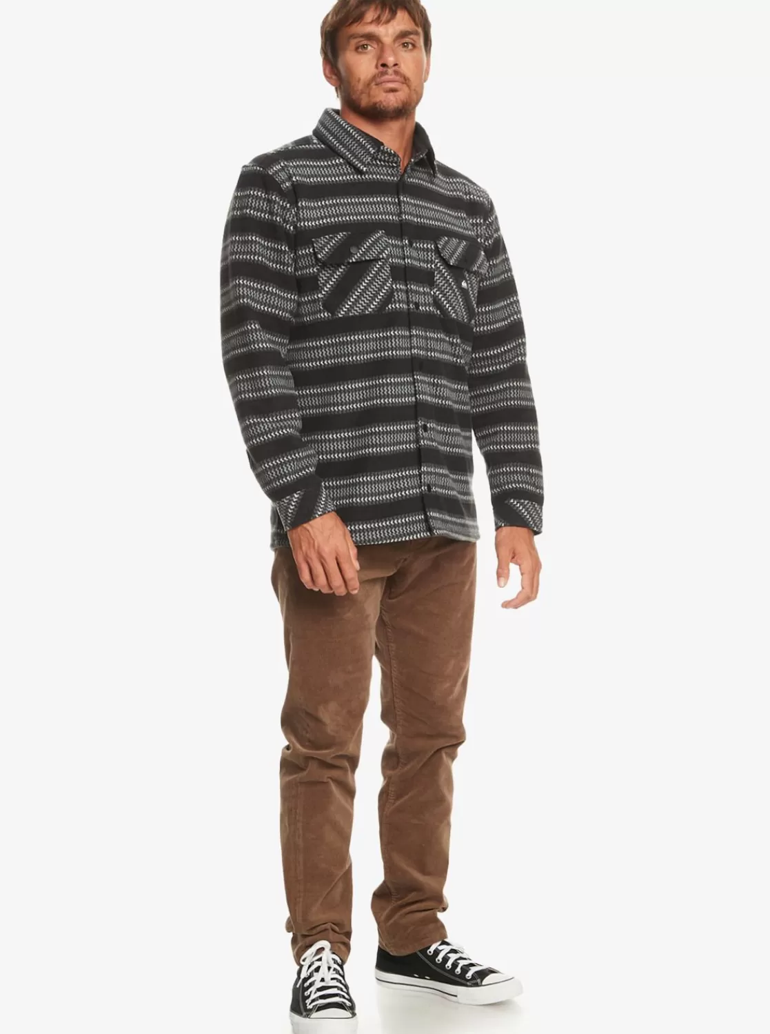 Quiksilver Epic Surf Days - Camisa-Chaqueta Polar Para Hombre-Hombre Chaquetas & Abrigos