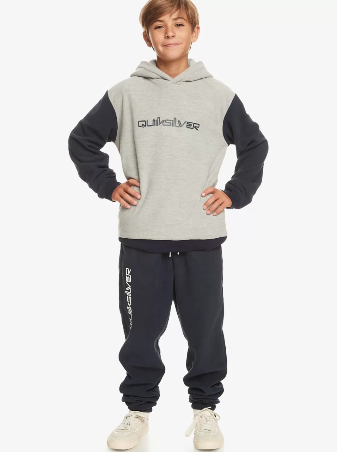 Quiksilver Essentials - Polar Con Capucha Para Chicos 8-16-Nino Sudaderas