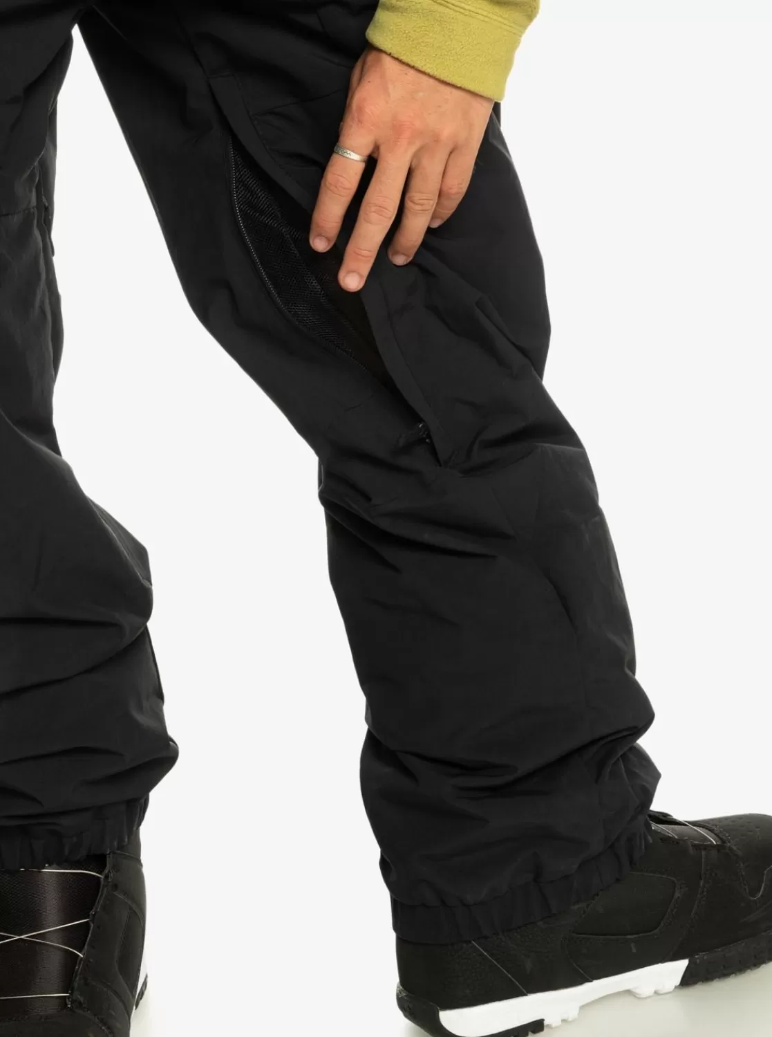 Quiksilver Fly High - Pantalon De Peto Para Nieve Para Hombre-Hombre Pantalones De Snow