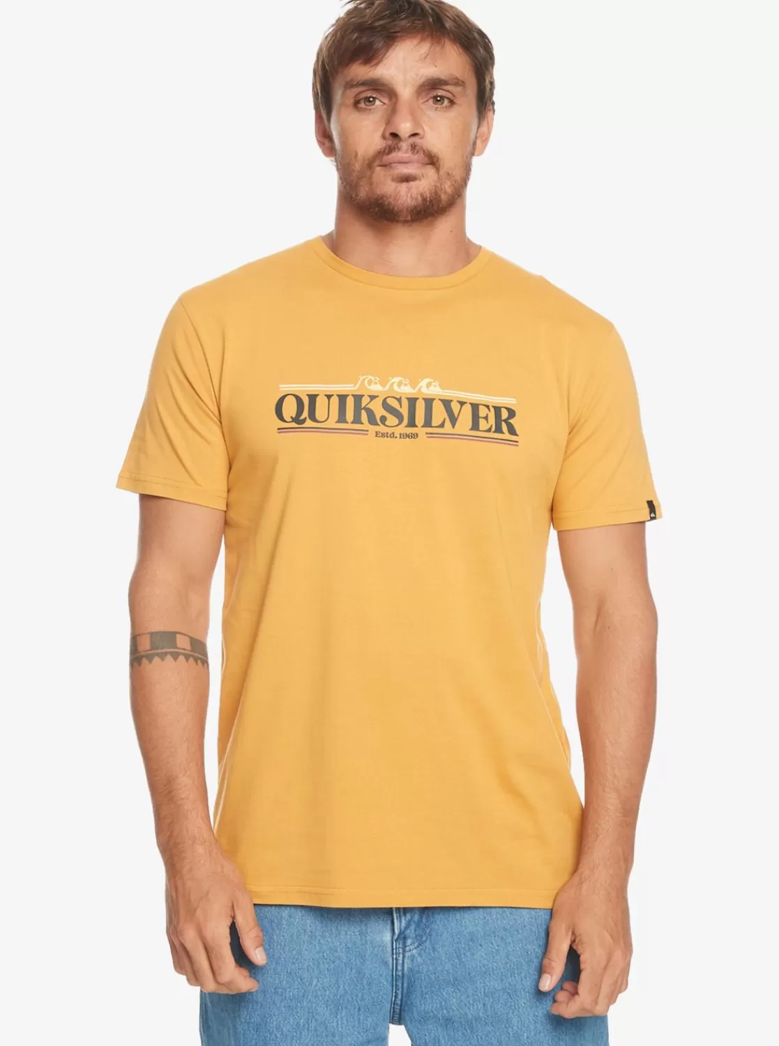 Quiksilver Gradient Line - Camiseta Para Hombre-Hombre Camisetas & Polos