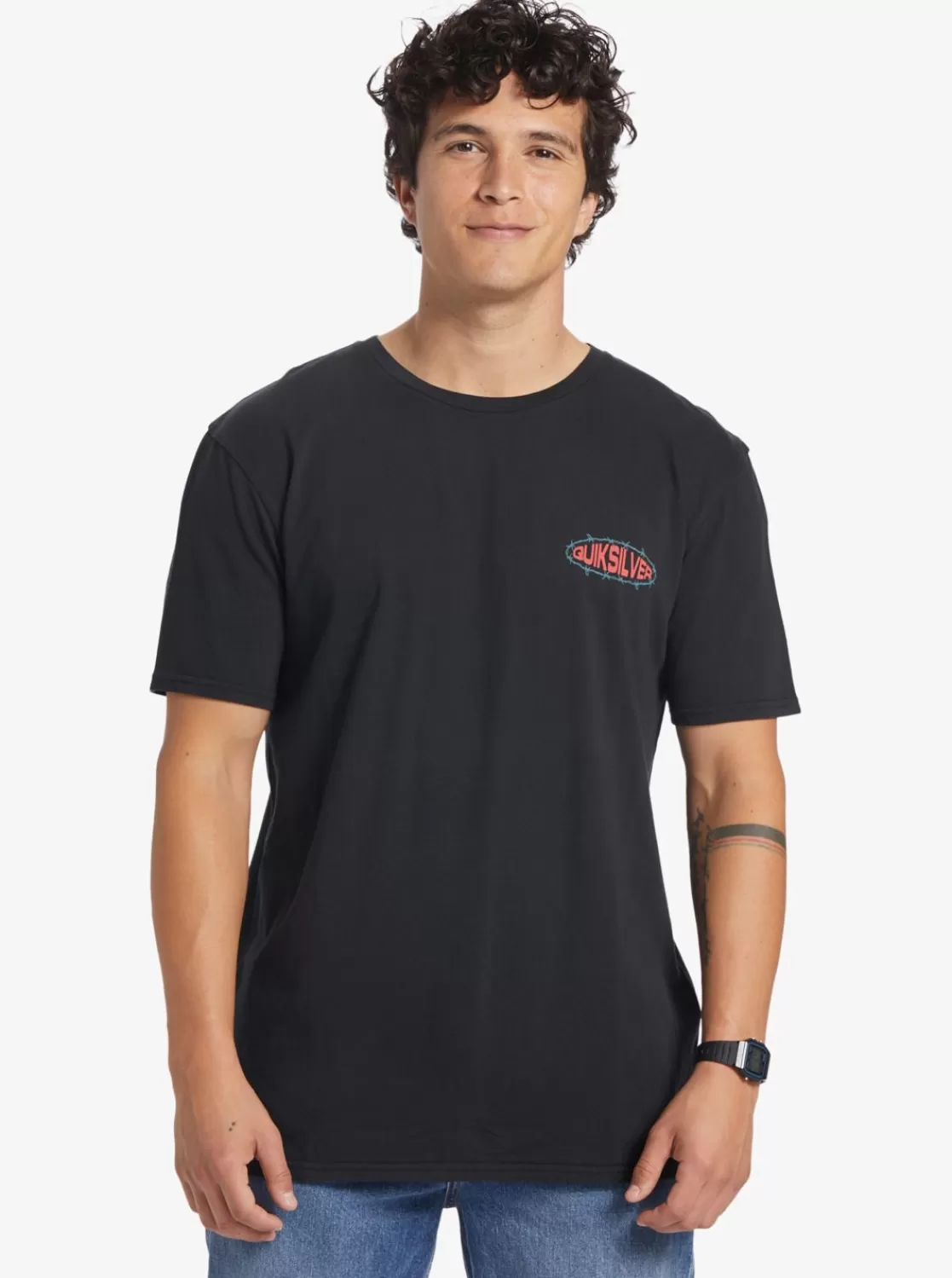 Quiksilver Guard Dog - Camiseta Para Hombre-Hombre Camisetas & Polos