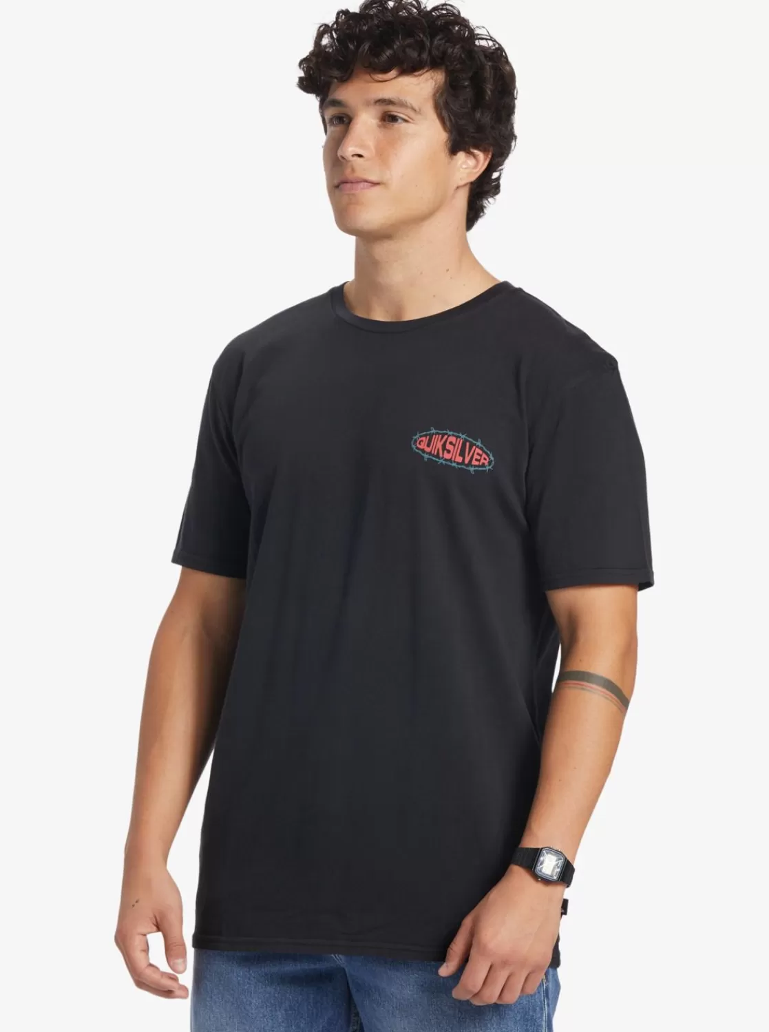 Quiksilver Guard Dog - Camiseta Para Hombre-Hombre Camisetas & Polos