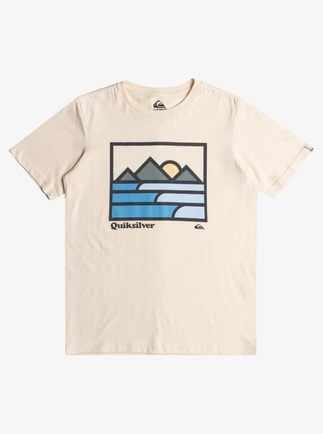 Quiksilver Landscape Lines - Camiseta Para Chicos 8-16-Nino Camisetas