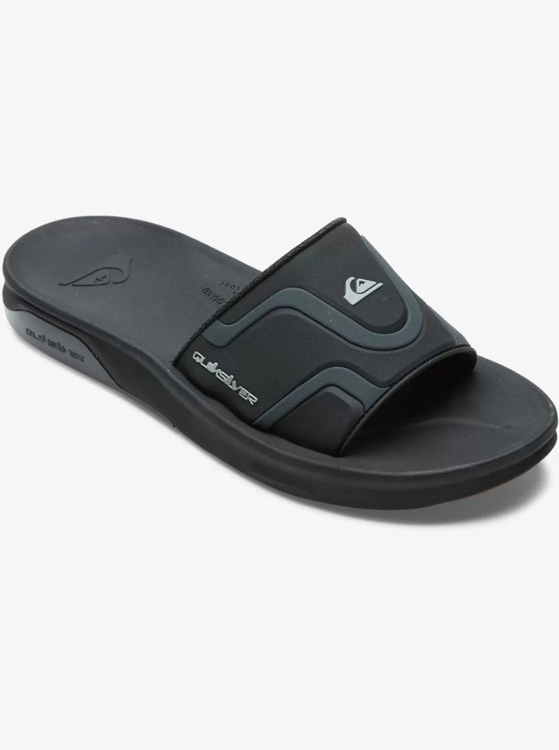 Quiksilver Mathodic Recovery - Sandalias Slider Para Hombre-Hombre Zapatos