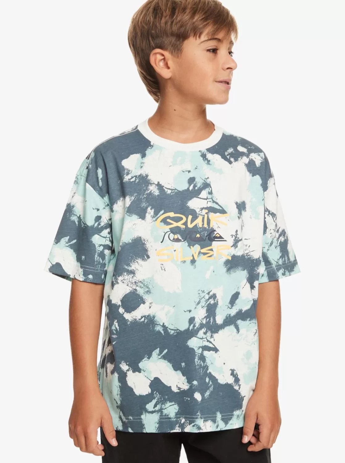 Quiksilver Mely Dye - Camiseta Para Chicos 8-16-Nino Camisetas