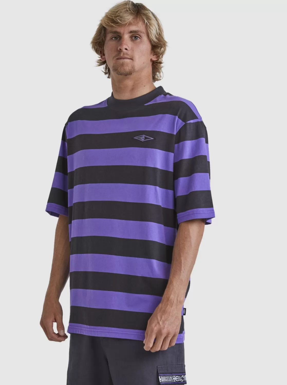 Quiksilver Mercury Stripe - Camiseta Para Hombre-Hombre Camisetas & Polos