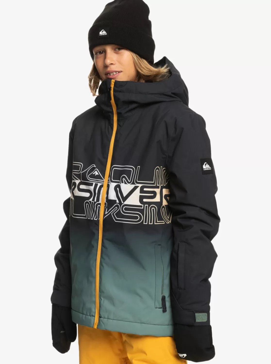 Quiksilver Mission Engineered - Chaqueta Tecnica Snow Para Chicos 8-16-Nino Accesorios