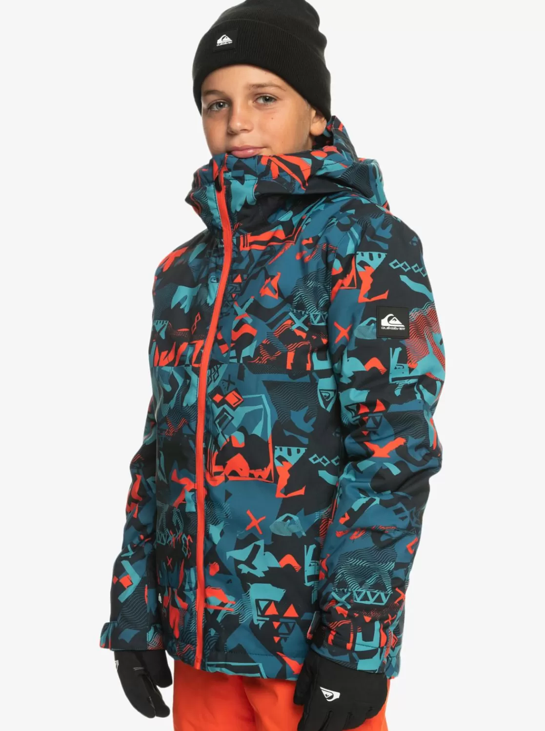 Quiksilver Mission Printed - Chaqueta Tecnica Snow Para Chicos-Nino Accesorios