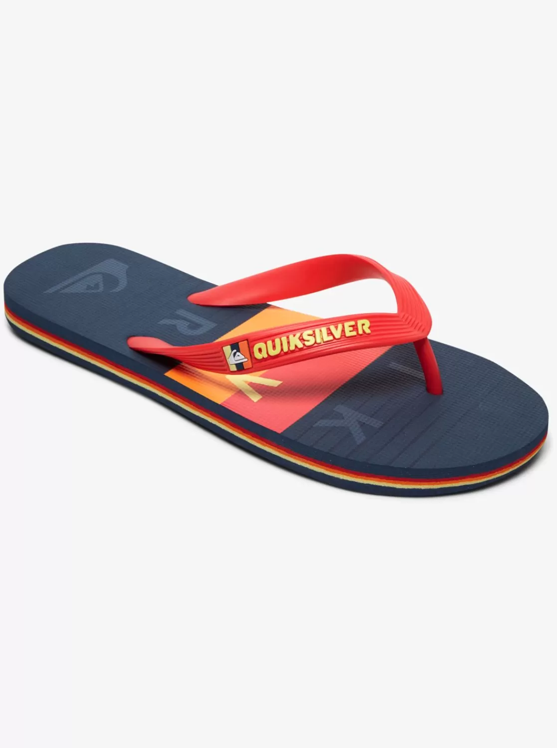 Quiksilver Molokai Word Block - Chanclas Para Chicos-Nino Chanclas