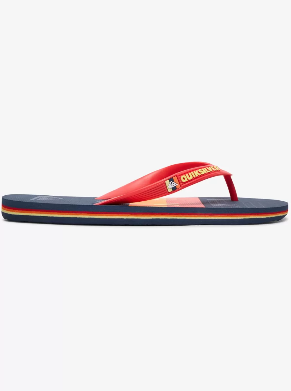 Quiksilver Molokai Word Block - Chanclas Para Hombre-Hombre Zapatos