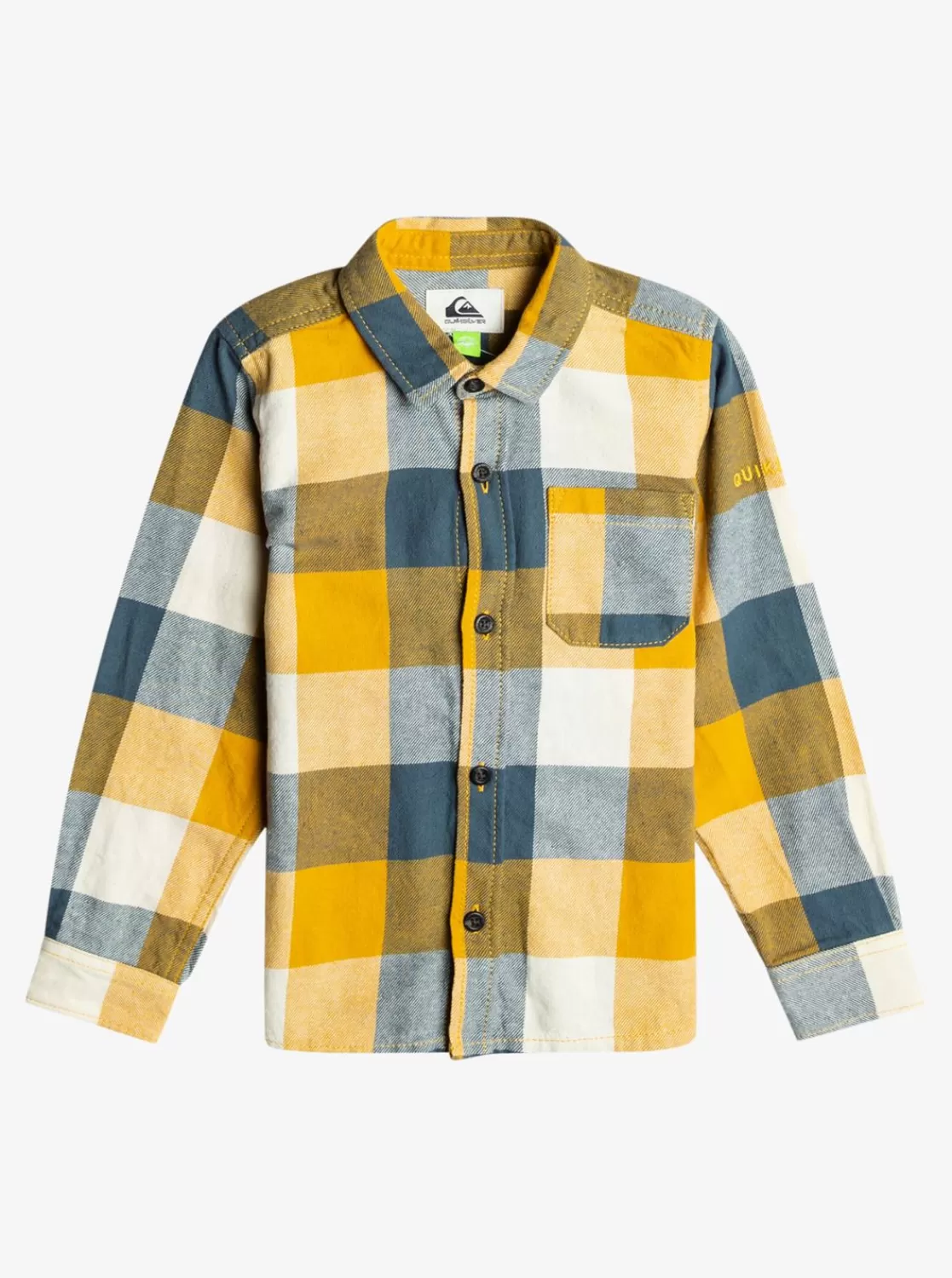 Quiksilver Motherfly Boy - Camisa De Manga Larga Para Chicos 2-7-Nino Camisas