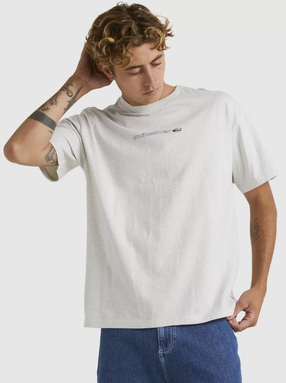 Quiksilver New Instinct - Camiseta Extragrande Para Hombre-Hombre Camisetas & Polos