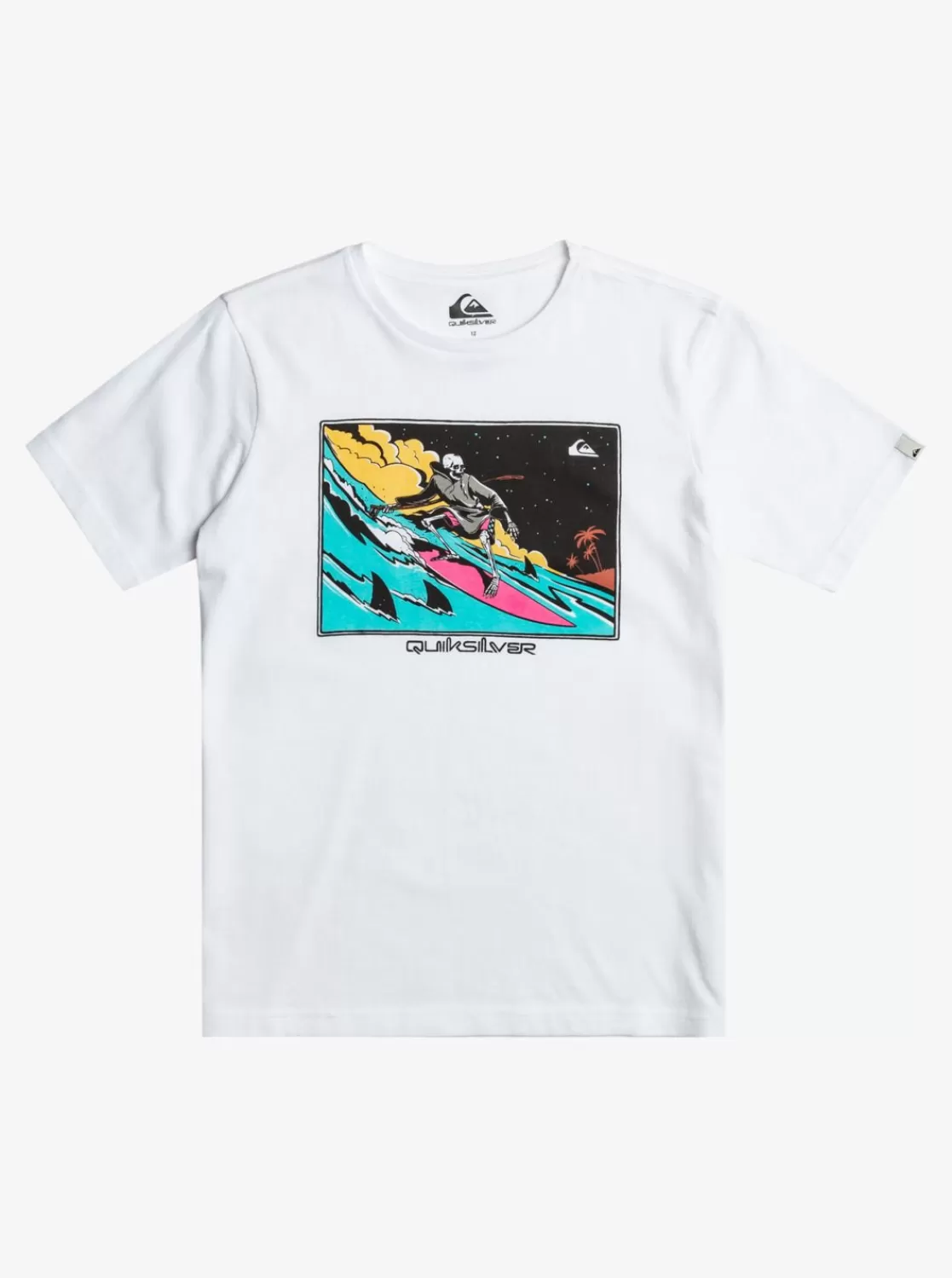 Quiksilver Night Session - Camiseta Para Chicos 8-16-Nino Camisetas