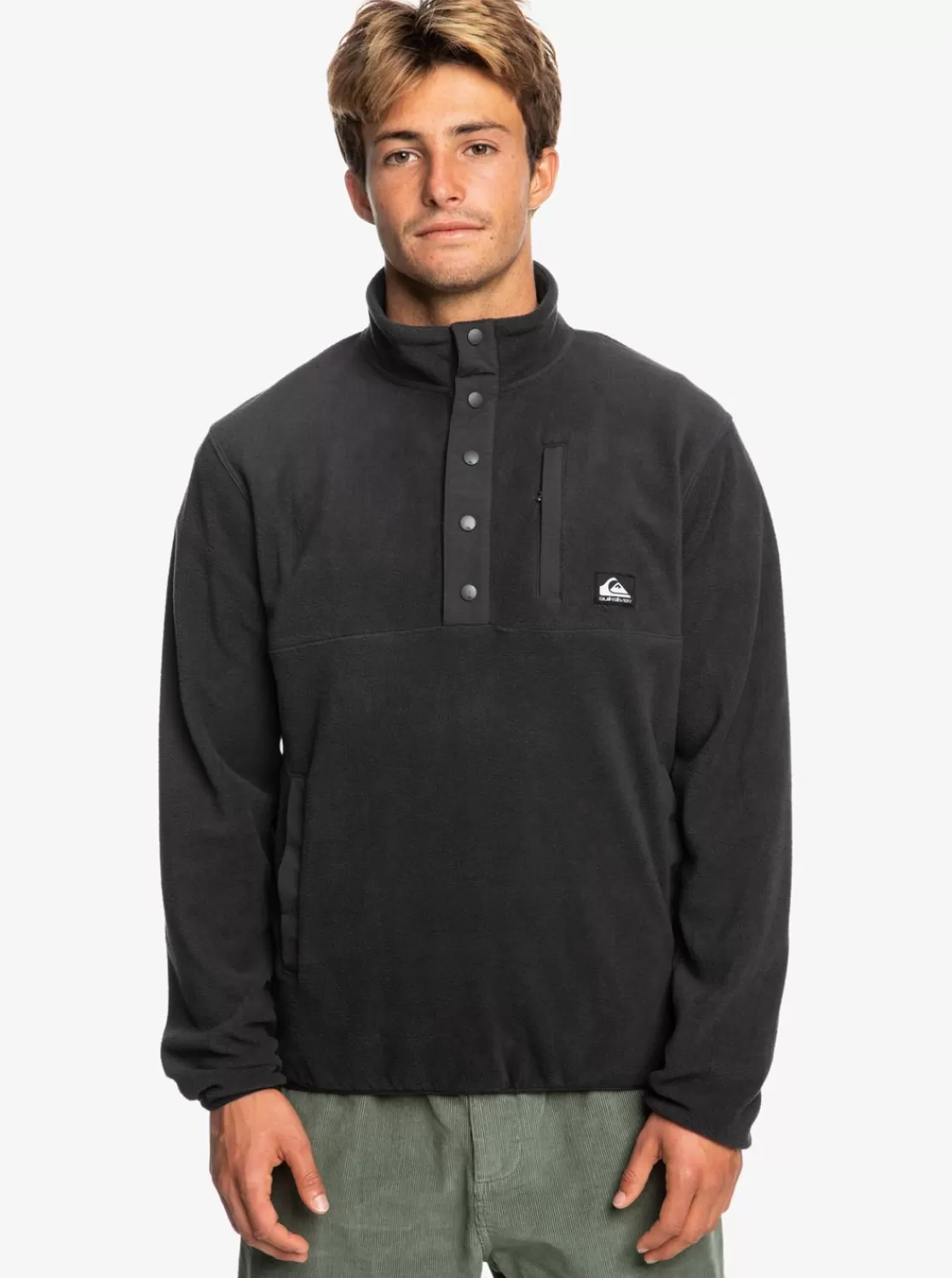 Quiksilver No Destination - Polar De Cuello Alto Para Hombre-Hombre Sudaderas & Jerseis