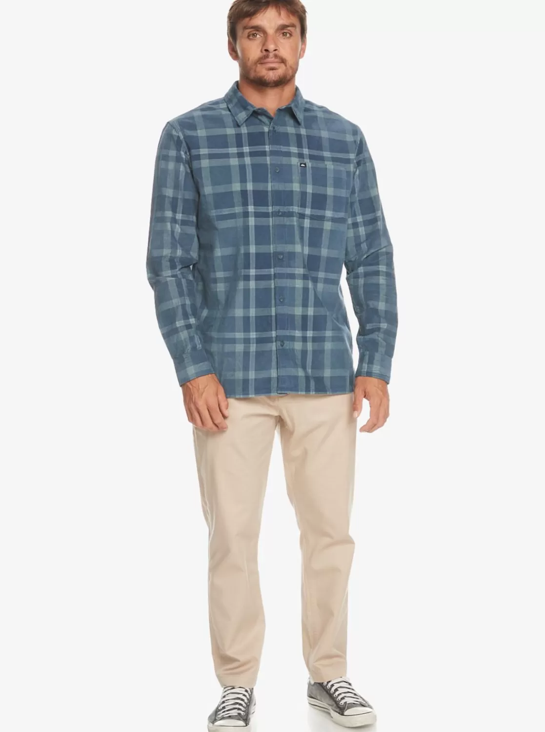 Quiksilver Oakenhead - Camisa De Manga Larga Para Hombre-Hombre Camisas