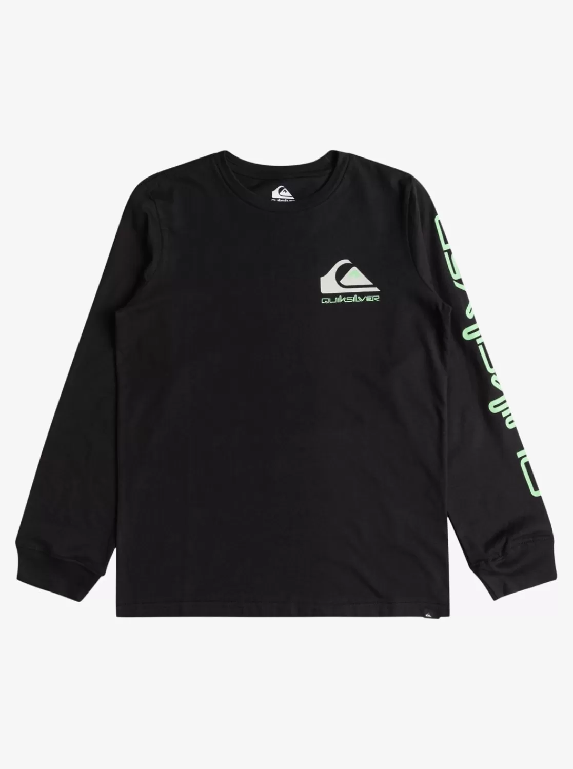 Quiksilver Omni Logo - Camiseta De Manga Larga Para Chicos 8-16-Nino Camisetas