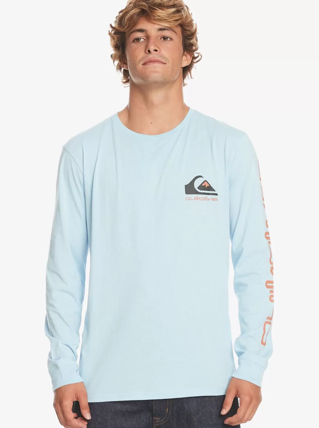 Quiksilver Omni Logo - Camiseta De Manga Larga Para Hombre-Hombre Camisetas & Polos