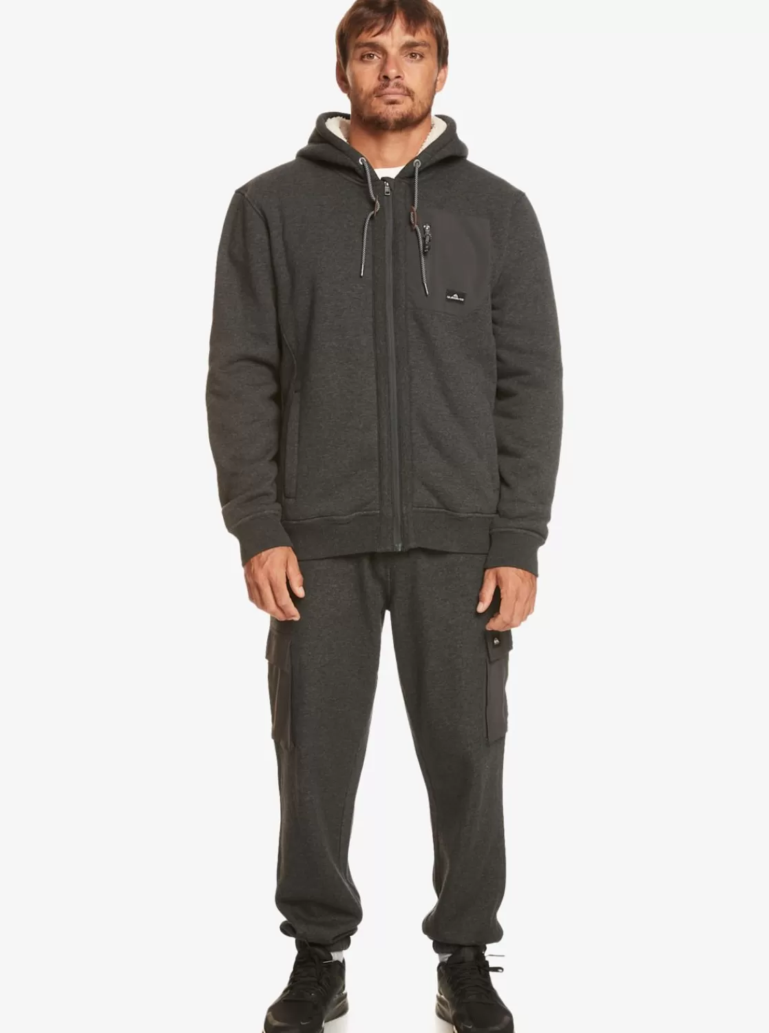 Quiksilver Out There - Sudadera Con Capucha Y Cremallera Para Hombre-Hombre Sudaderas & Jerseis