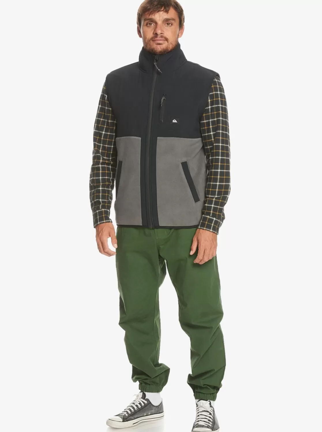 Quiksilver Polar - Chaleco Polar Para Hombre-Hombre Chaquetas & Abrigos