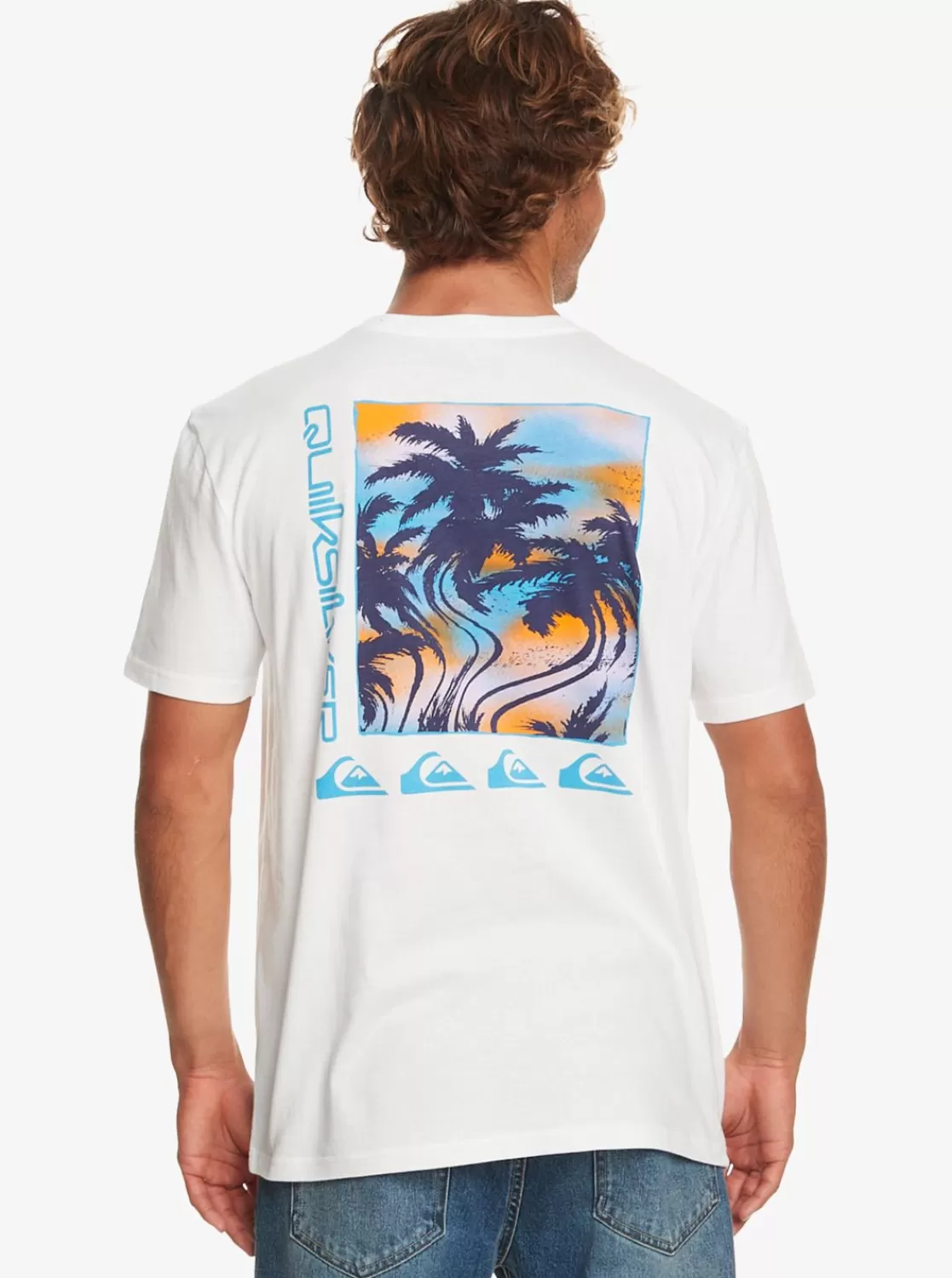 Quiksilver Poster - Camiseta Para Hombre-Hombre Camisetas & Polos