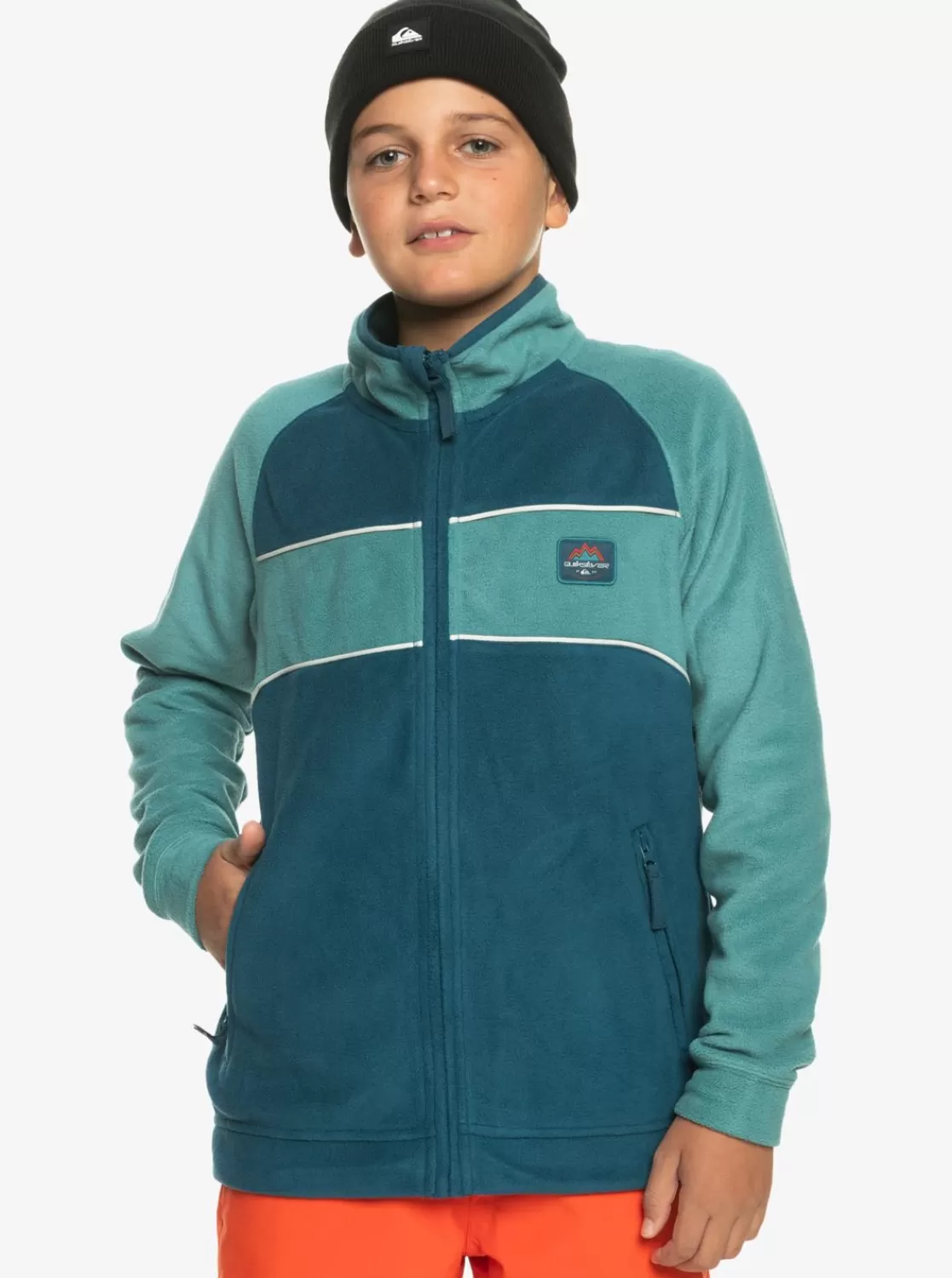 Quiksilver Powder Chaser - Chaqueta Polar Tecnica Para Chicos 8-16-Nino Sudaderas