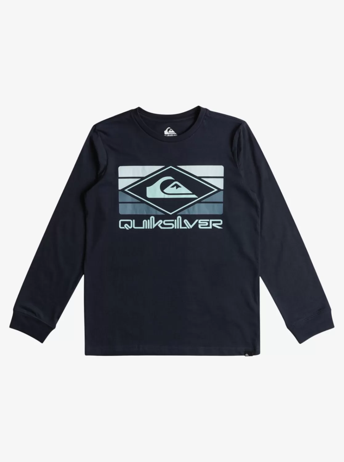 Quiksilver Qs Rainbow - Camiseta De Manga Larga Para Chicos 8-16-Nino Camisetas