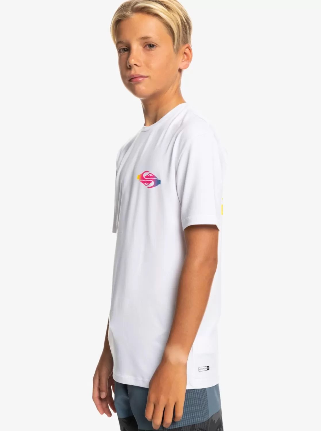 Quiksilver Radical Surf - Camiseta De Surf Upf 50 Para Chicos-Nino Lycras