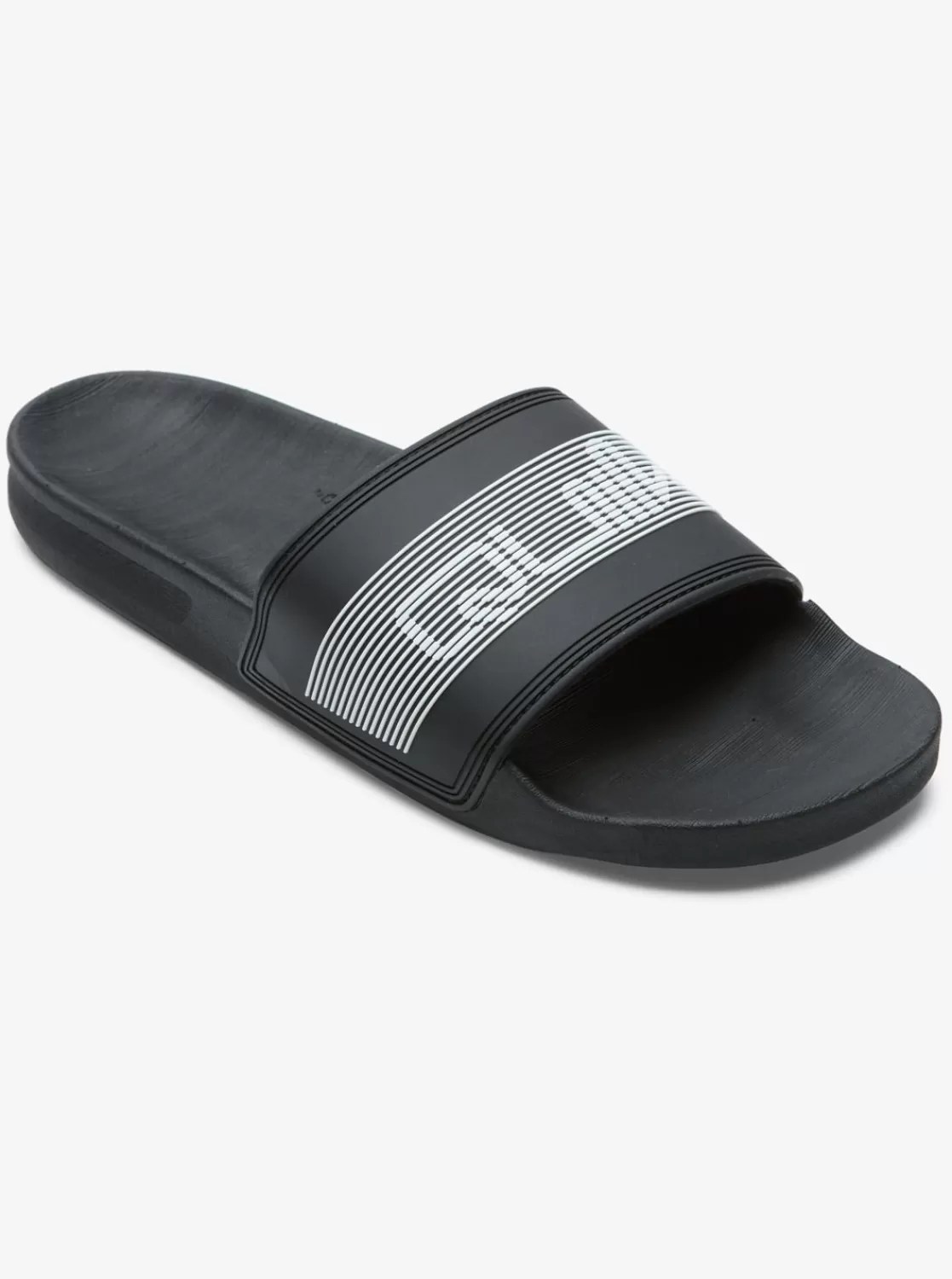 Quiksilver Rivi Wordmark Slide - Chanclas Slider Para Hombre-Hombre Zapatos