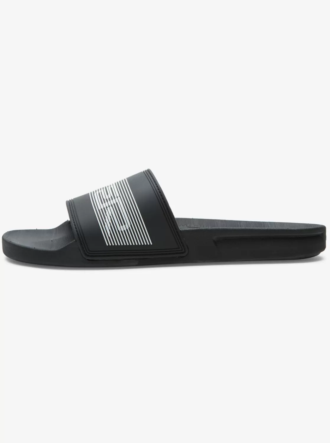 Quiksilver Rivi Wordmark Slide - Chanclas Slider Para Hombre-Hombre Zapatos