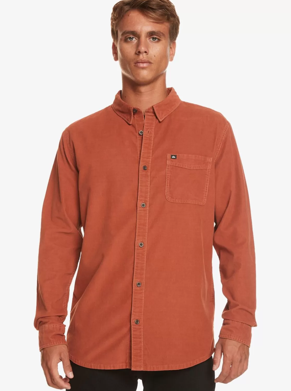 Quiksilver Smoke Trail - Camisa De Manga Larga Para Hombre-Hombre Camisas