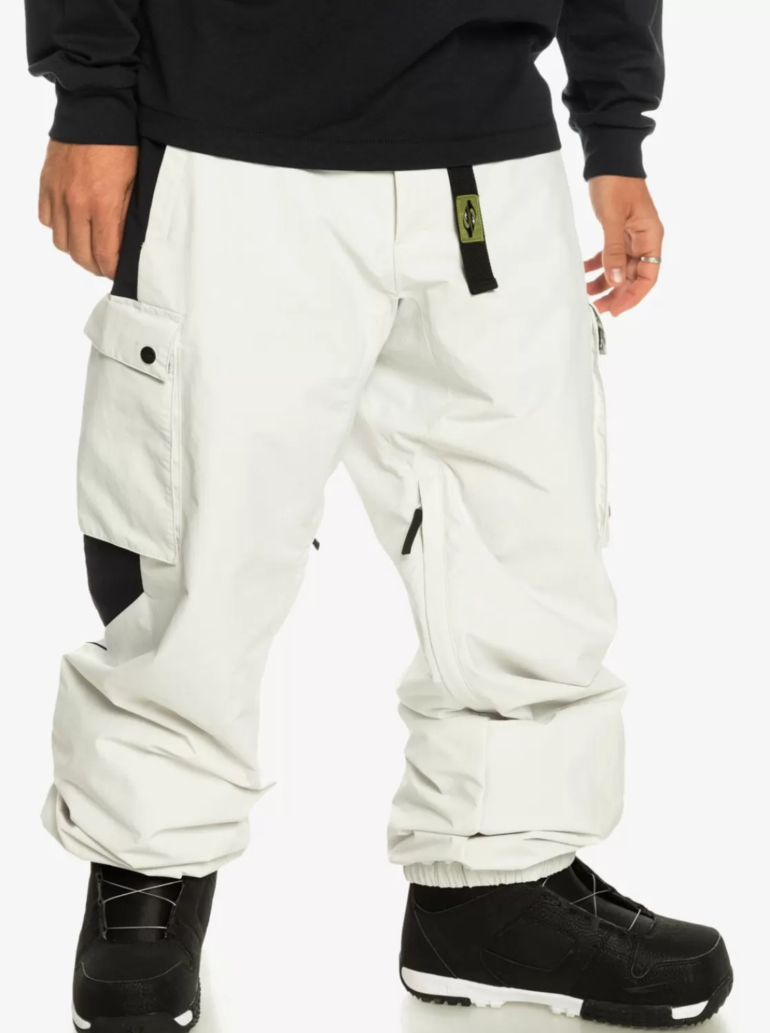 Quiksilver Snow Down Cargo - Pantalon Tecnico Snow Para Hombre-Hombre Pantalones De Snow