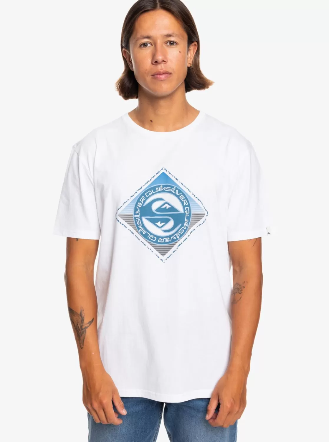 Quiksilver Splitting Hairs - Camiseta Para Hombre-Hombre Camisetas & Polos