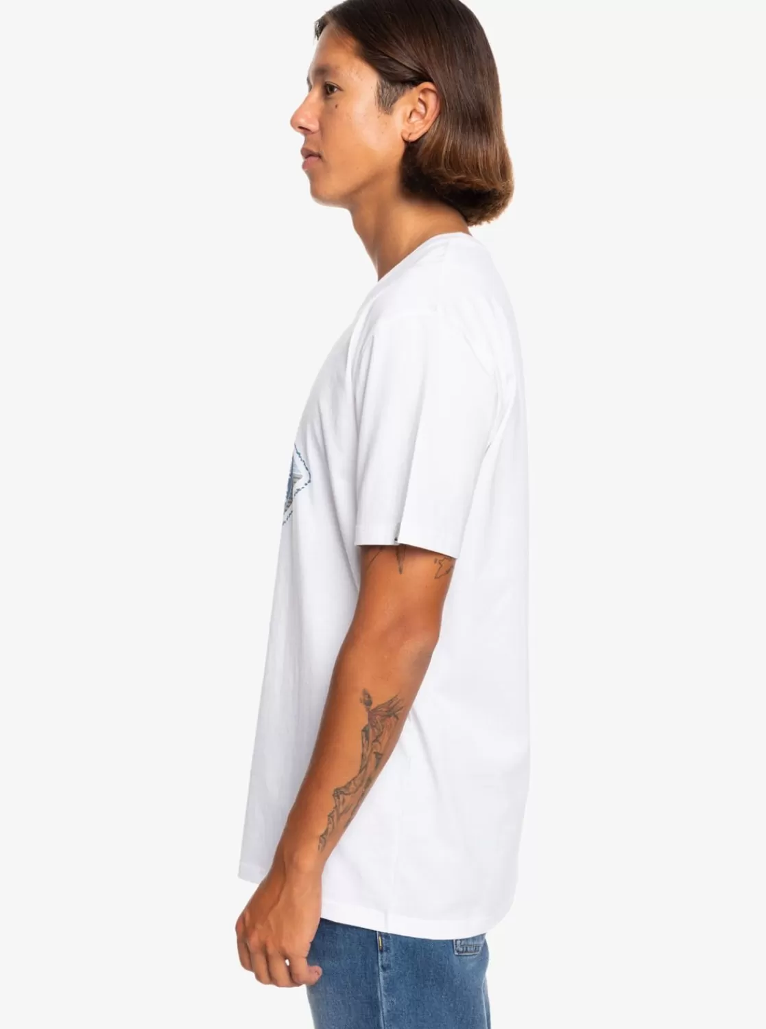 Quiksilver Splitting Hairs - Camiseta Para Hombre-Hombre Camisetas & Polos