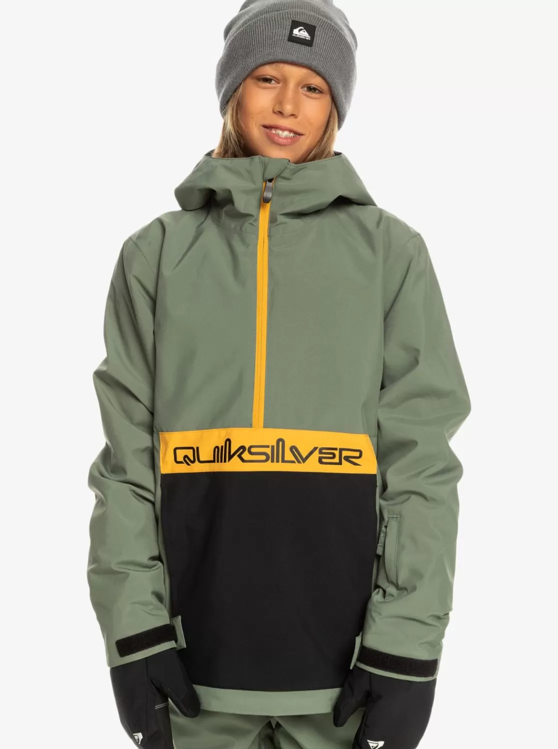 Quiksilver Steeze - Chaqueta Tecnica Snow Para Chicos 8-16-Nino Accesorios