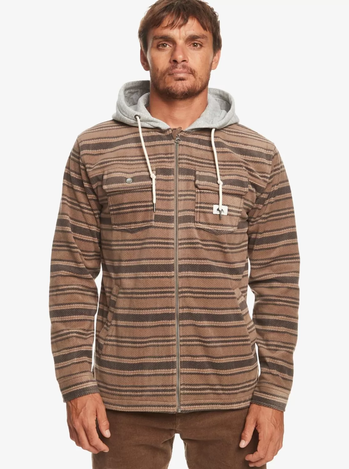 Quiksilver Super Swell - Sudadera Con Capucha Y Cremallera Para Hombre-Hombre Sudaderas & Jerseis