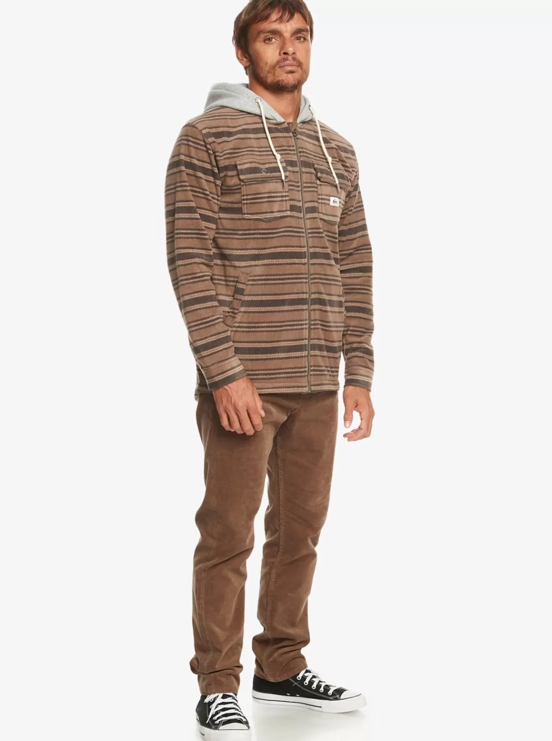 Quiksilver Super Swell - Sudadera Con Capucha Y Cremallera Para Hombre-Hombre Sudaderas & Jerseis