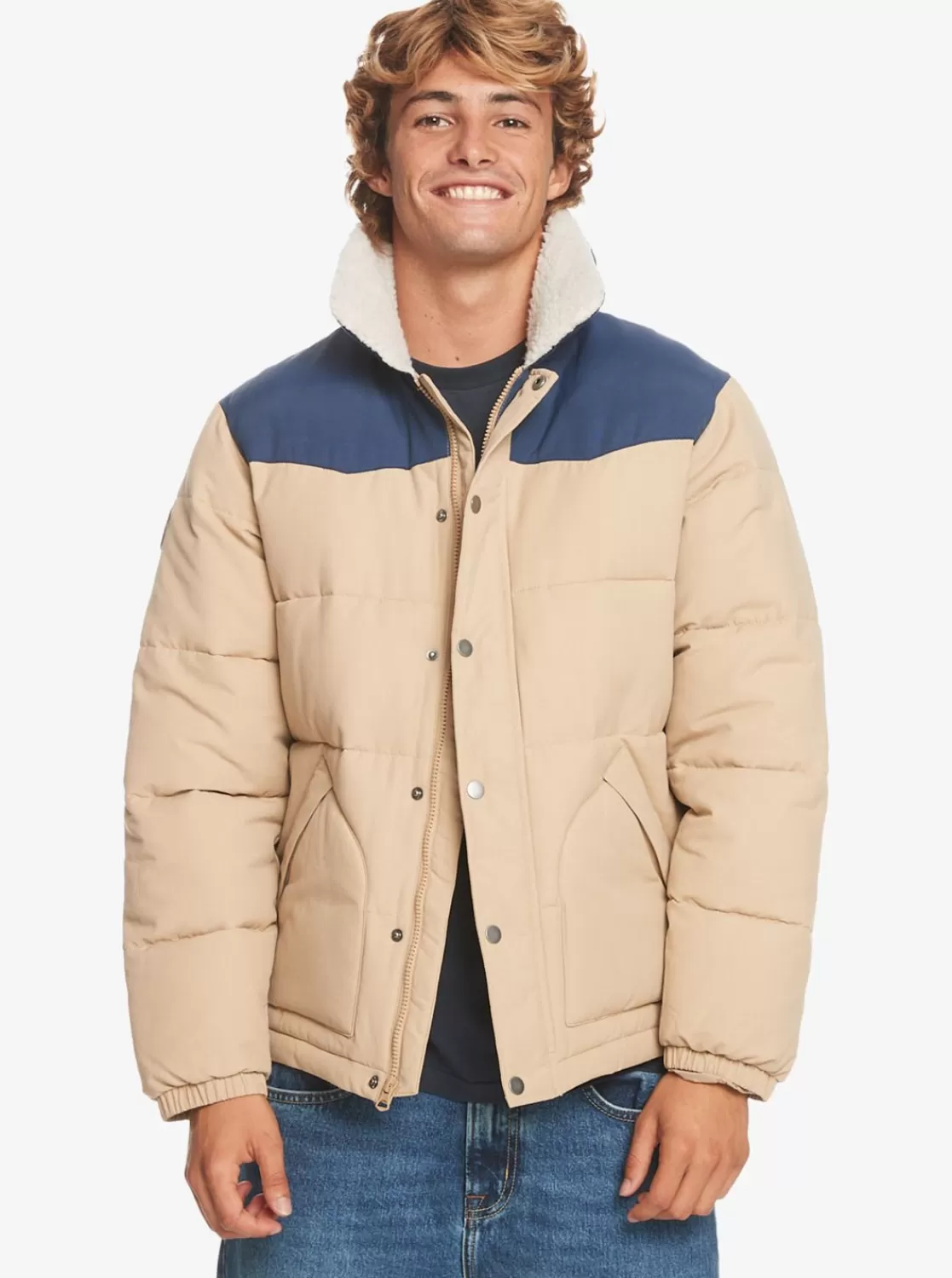 Quiksilver The - Chaqueta De Borreguito Para Hombre-Hombre Chaquetas & Abrigos